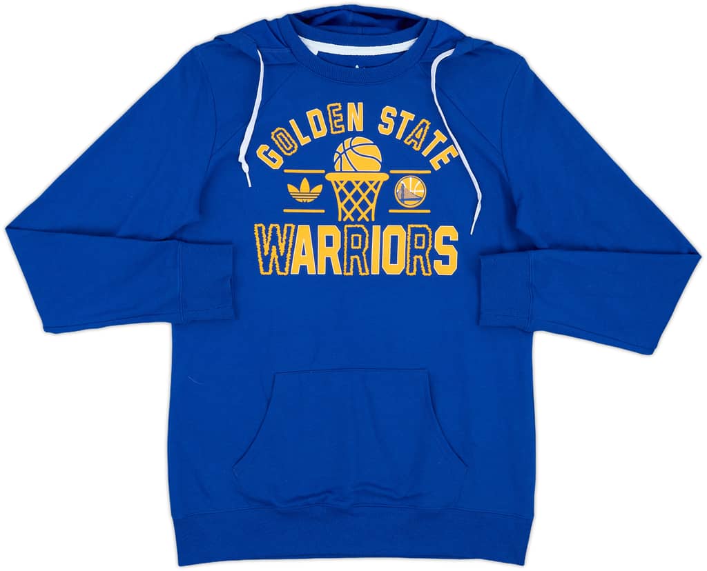 2016-17 Golden State Warriors adidas Hooded Sweat Top - 9/10 - (M)