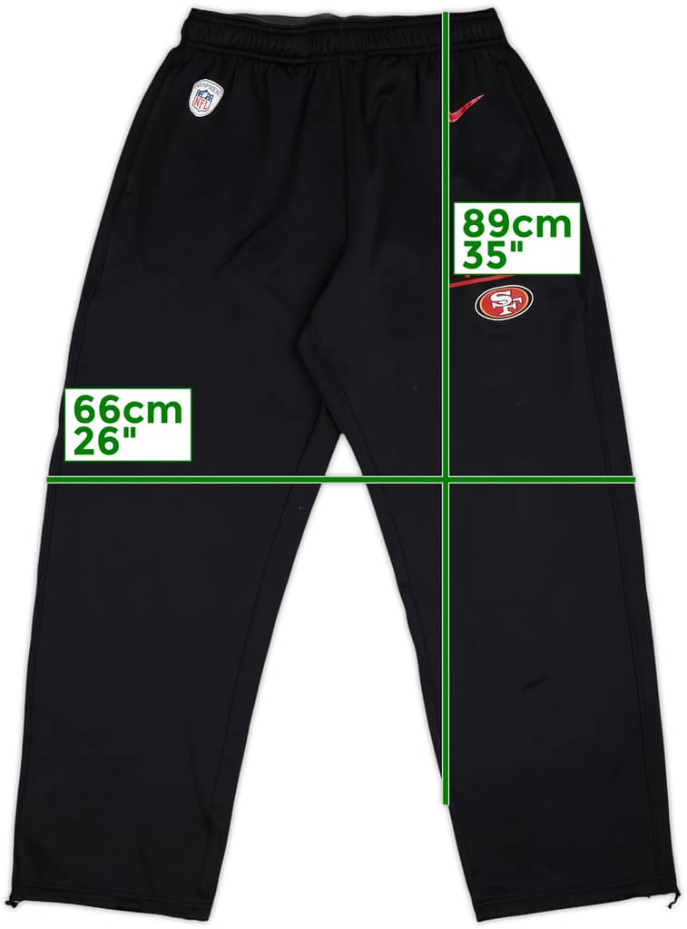 2016 San Francisco 49ers Nike Training Pants/Bottoms - 7/10 - (L)