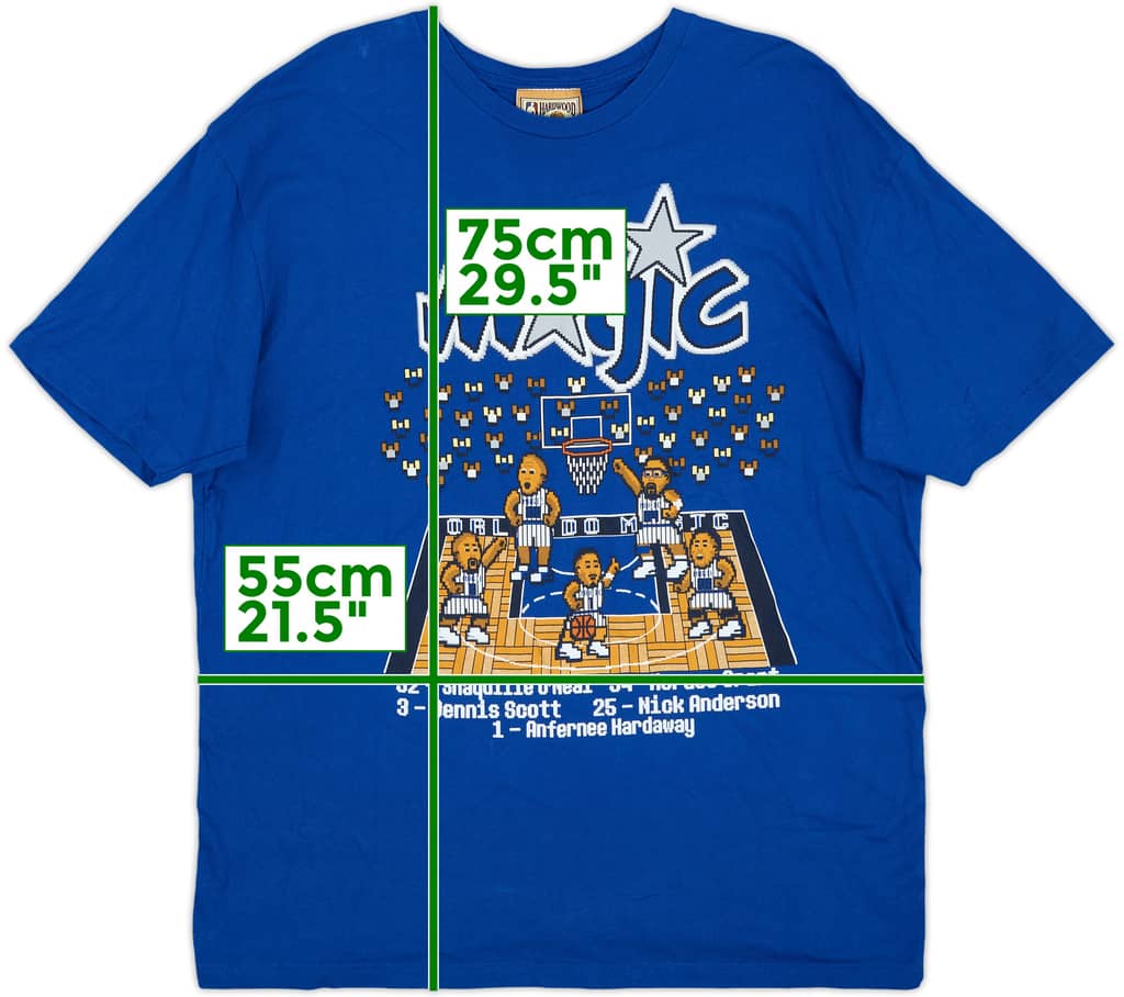 1995-96 Orlando Magic Hardwood Classics Graphic Tee - 9/10 - (XL)