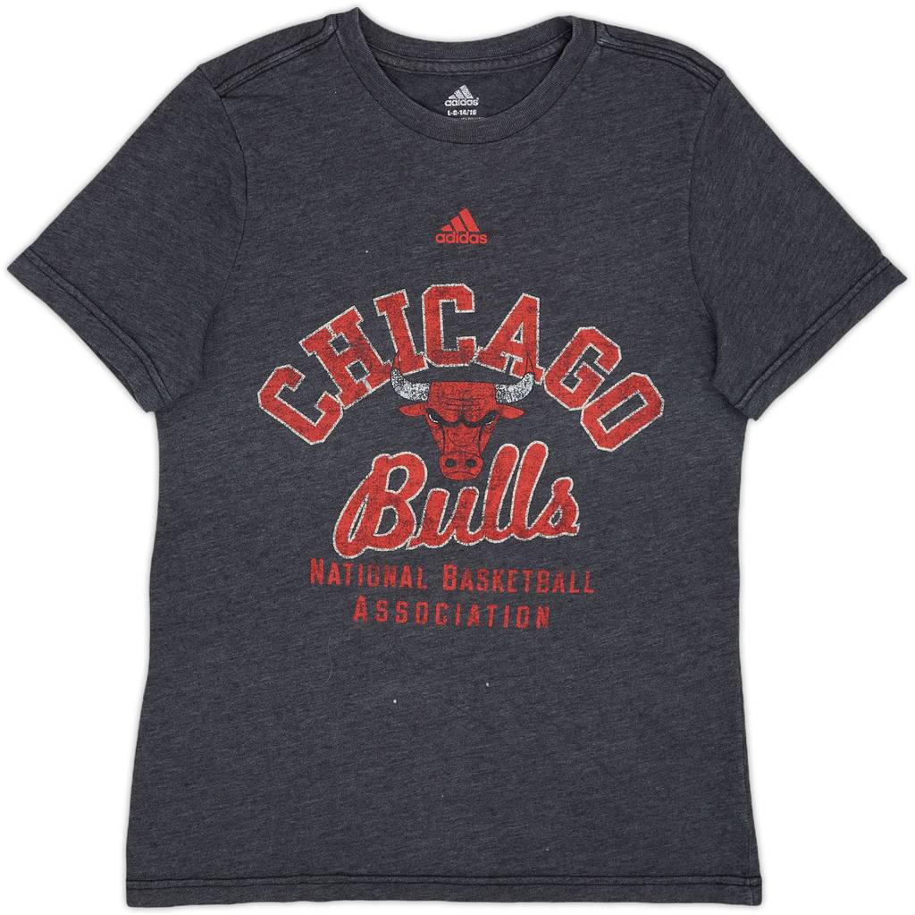 2013-14 Chicago Bulls adidas Graphic Tee - 5/10 - (L.Boys)