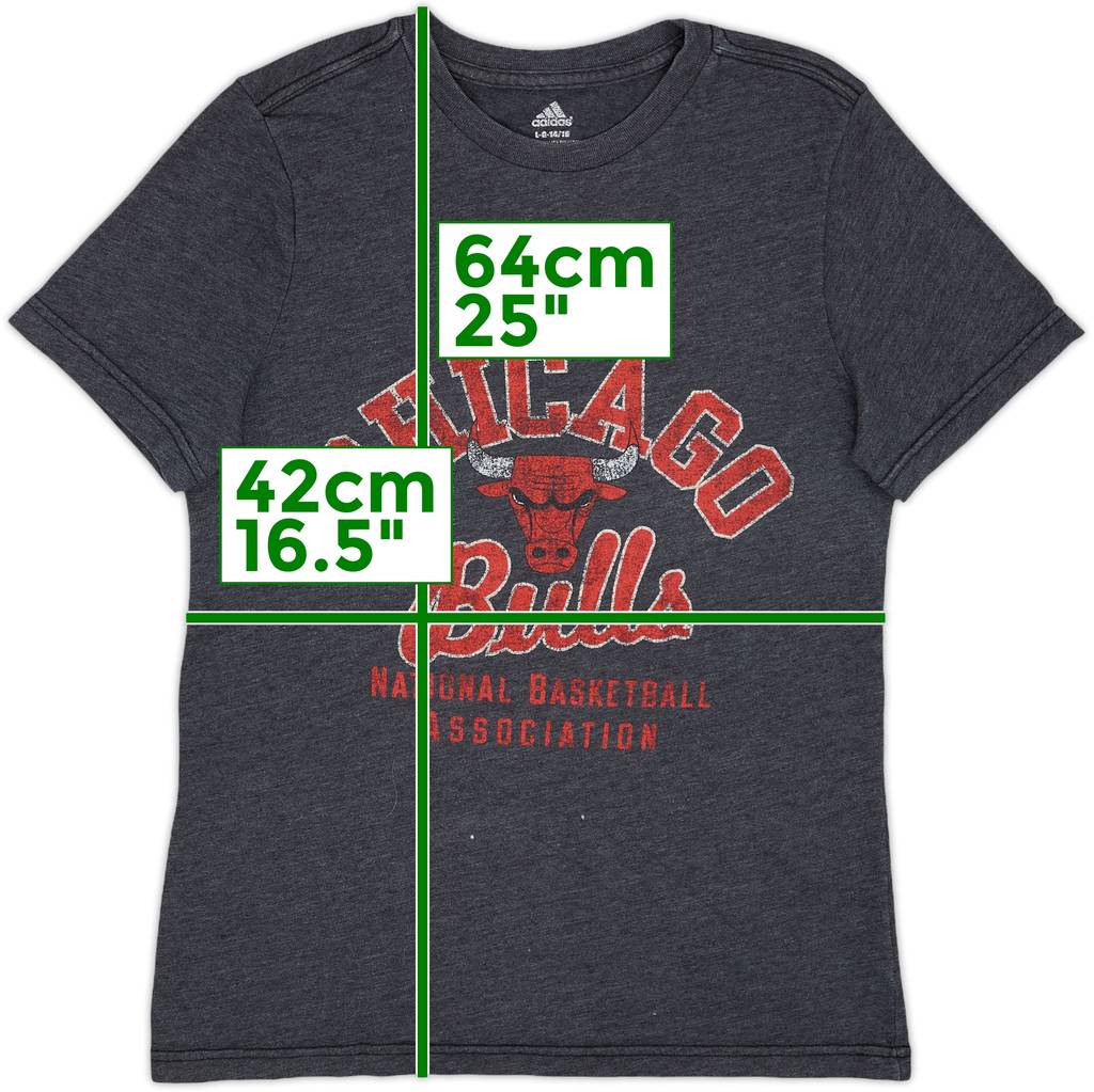 2013-14 Chicago Bulls adidas Graphic Tee - 5/10 - (L.Boys)