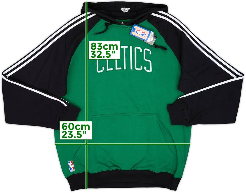 2009-10 Boston Celtics adidas Hooded Sweat Top (XL)