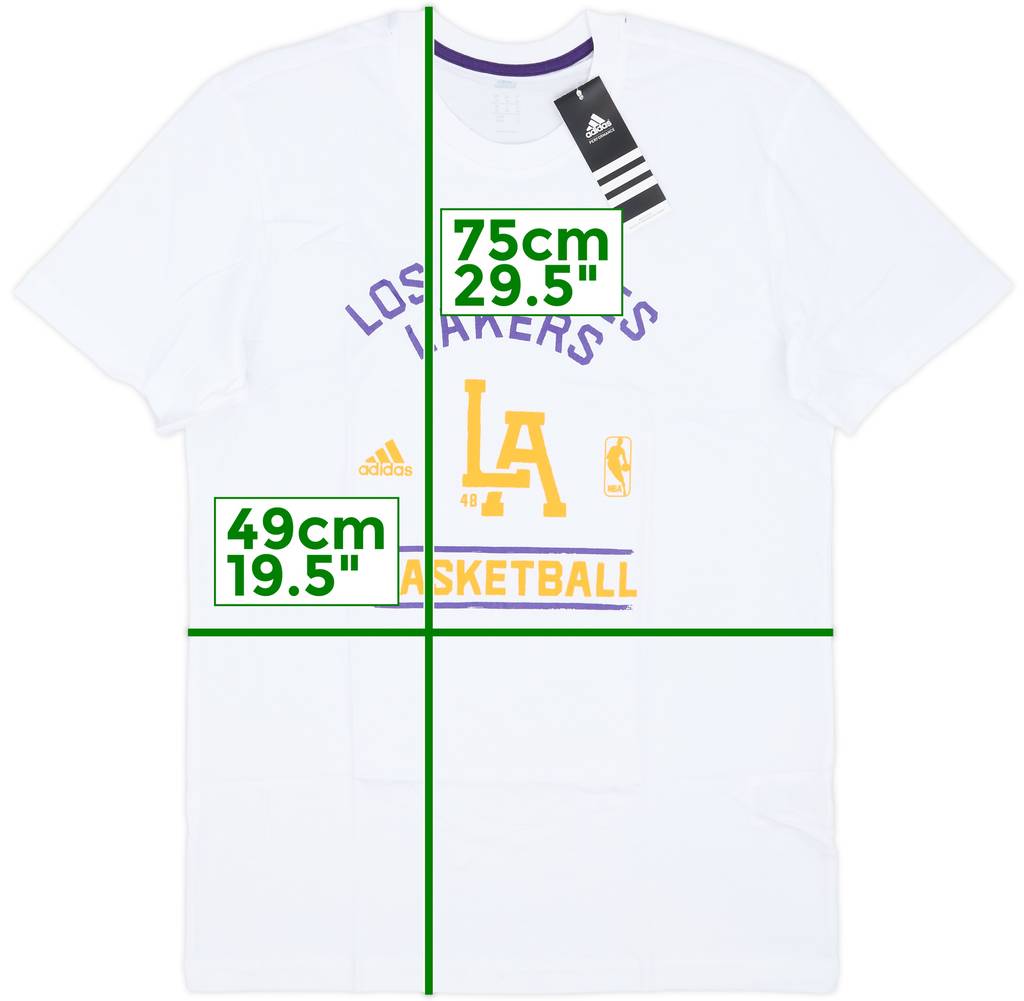 2013-14 LA Lakers adidas Tee (M)