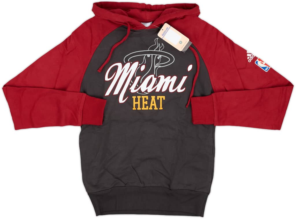 2011-12 Miami Heat adidas Hooded Sweat Top (S)