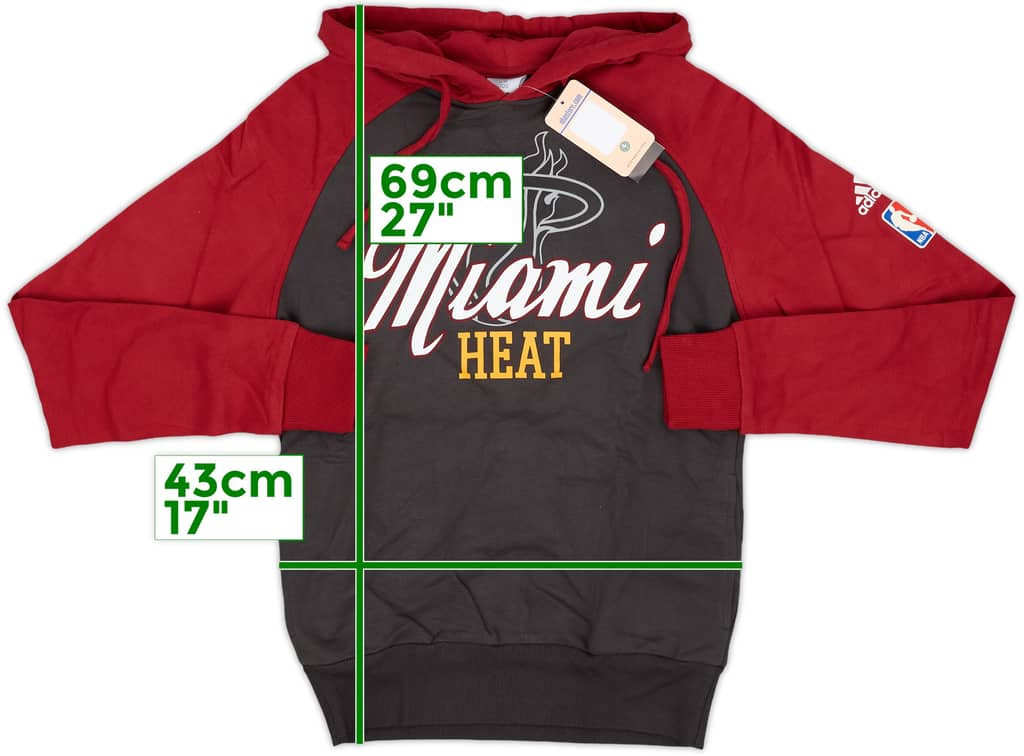 2011-12 Miami Heat adidas Hooded Sweat Top (S)
