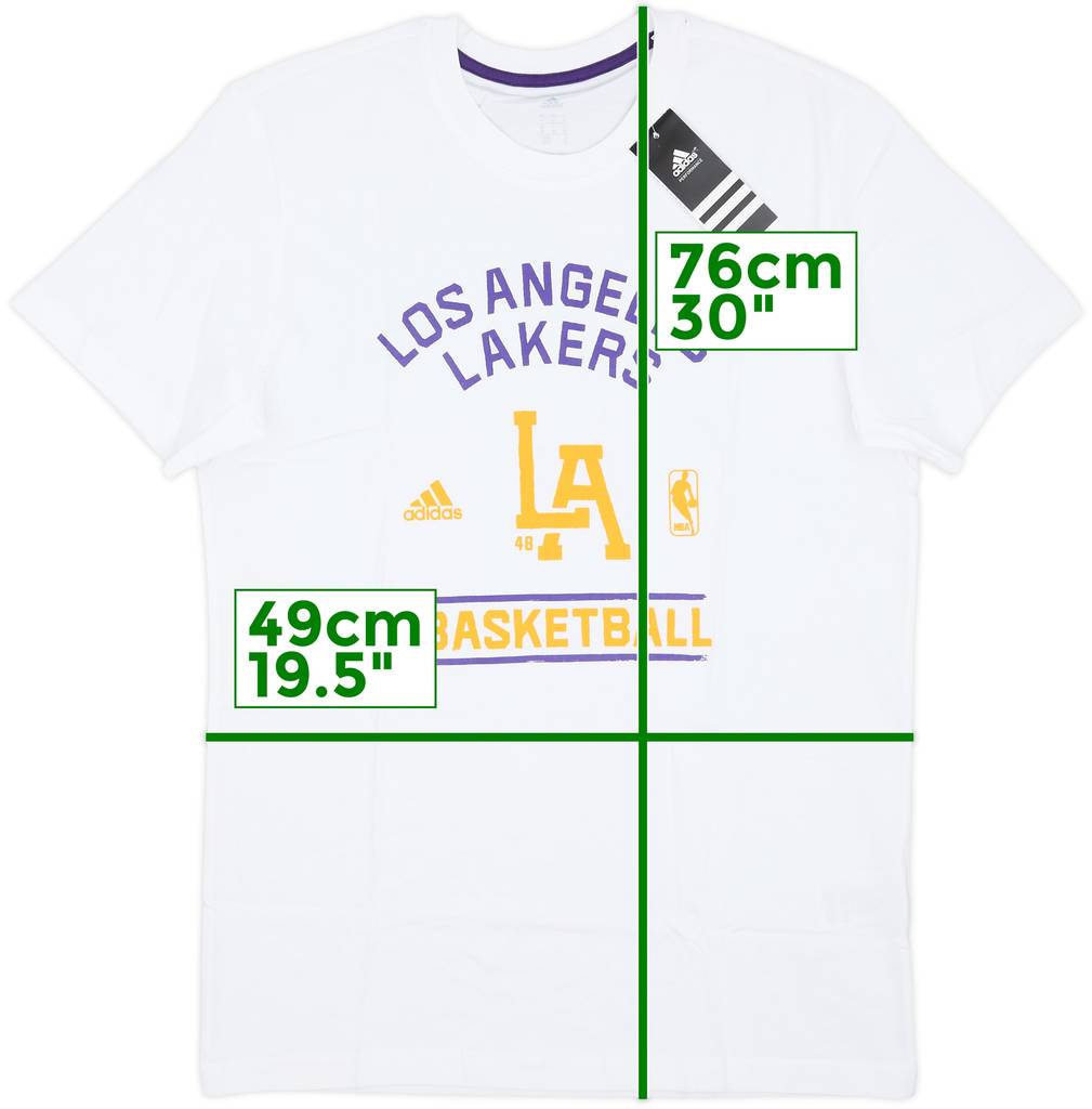 2013-14 LA Lakers adidas Tee (M)