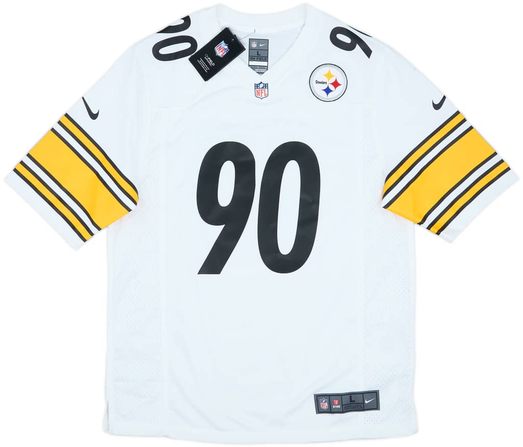 2018-25 Pittsburgh Steelers Watt #90 Nike Game Away Jersey (L)