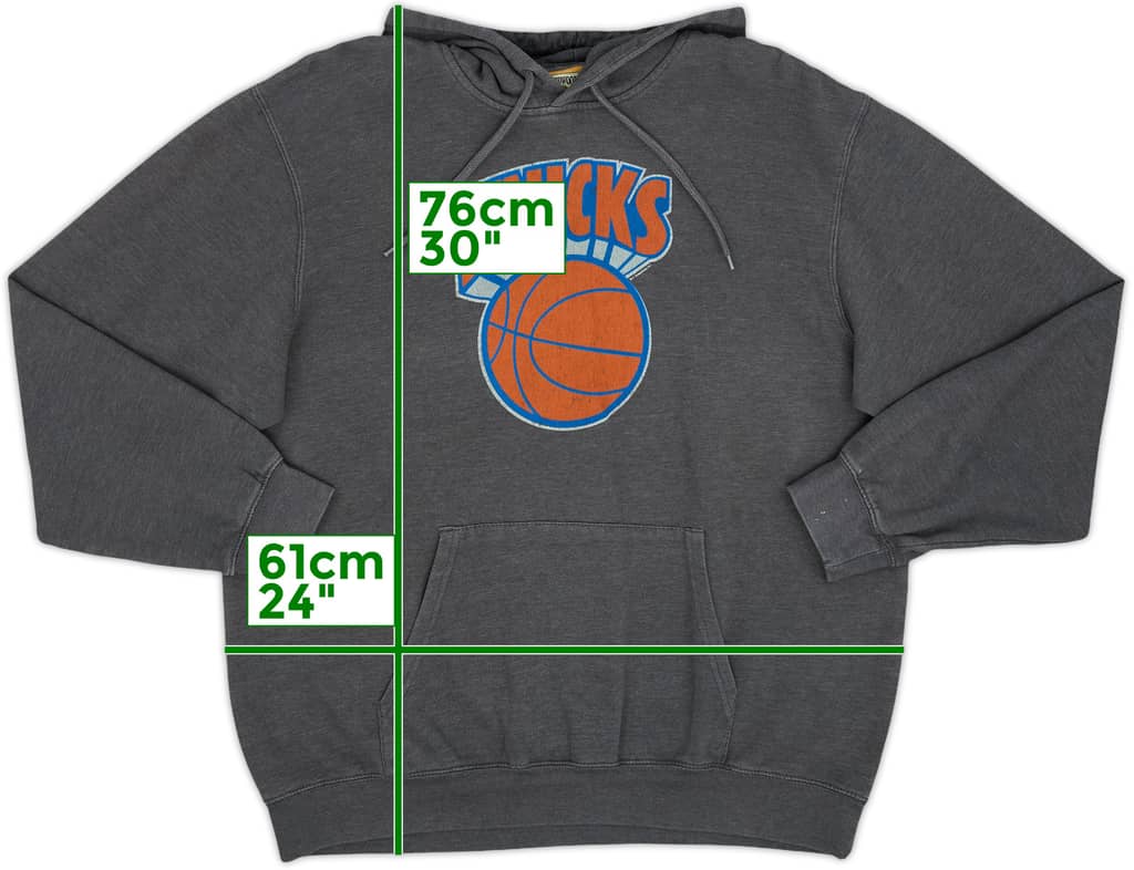 2015-16 New York Knicks Hardwood Classics Hooded Sweat Top - 6/10 - (L)