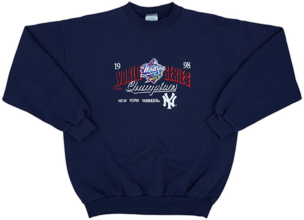 1998 New York Yankees World Series Champions Logo 7 Sweat Top - 7/10 - (L)