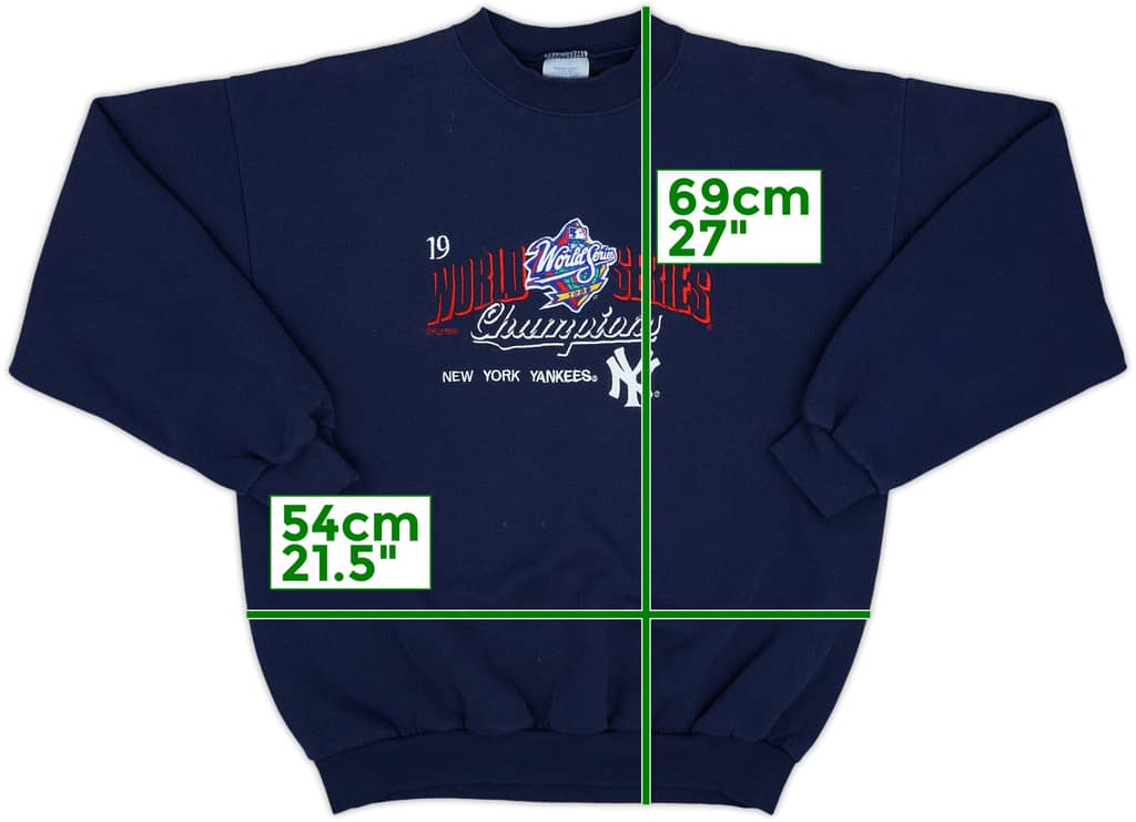 1998 New York Yankees World Series Champions Logo 7 Sweat Top - 7/10 - (L)