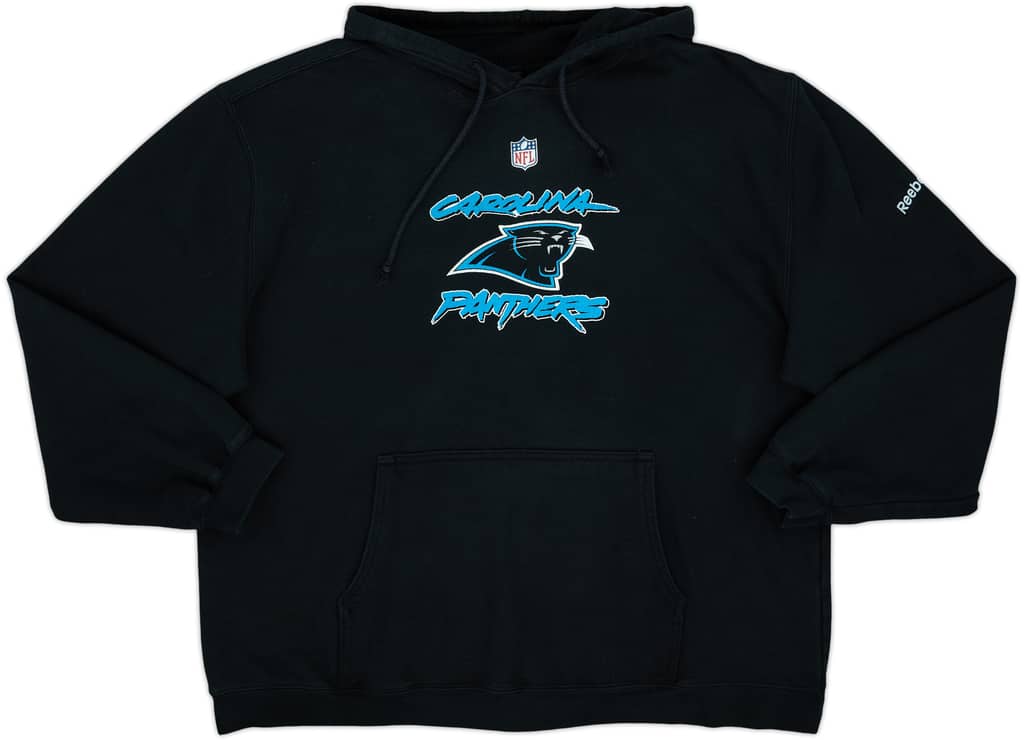 2009 Carolina Panthers Reebok Hooded Sweat Top - 7/10 - (L)