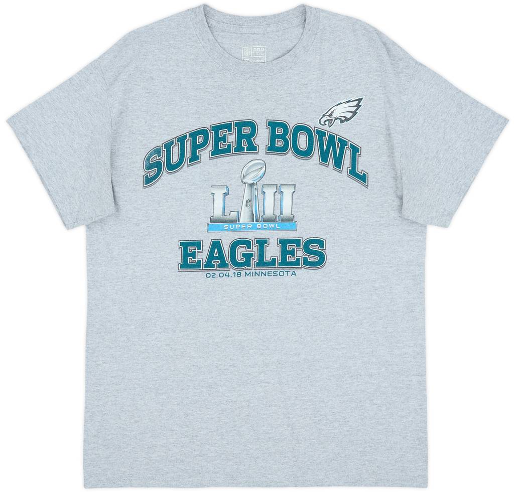 2018 Philadelphia Eagles Super Bowl LII Fanatics Tee - 8/10 - (M)