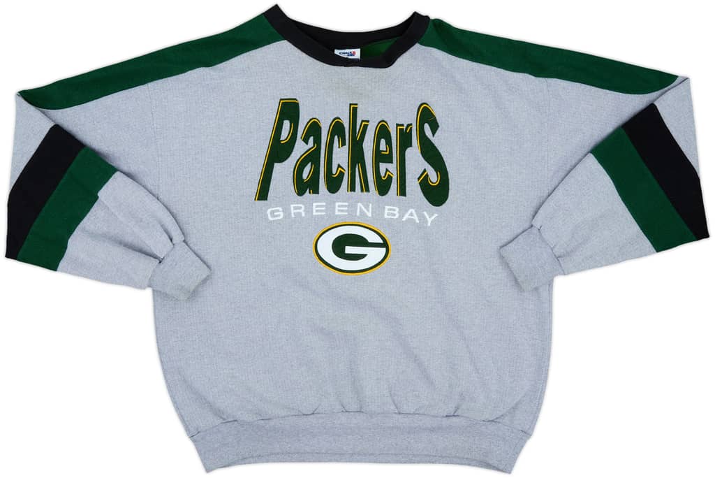 1990s Green Bay Packers Chalk Line Sweat Top - 8/10 - (XL)