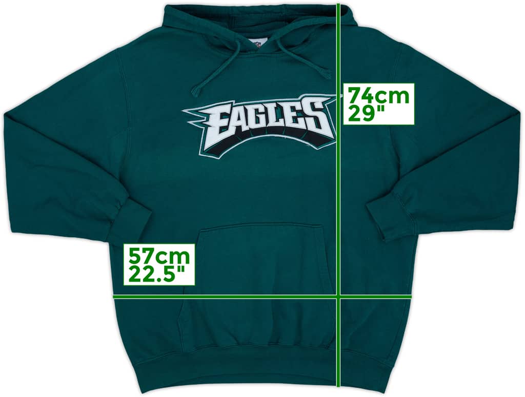 2010 Philadelphia Eagles NFL Hooded Sweat Top - 7/10 - (L)