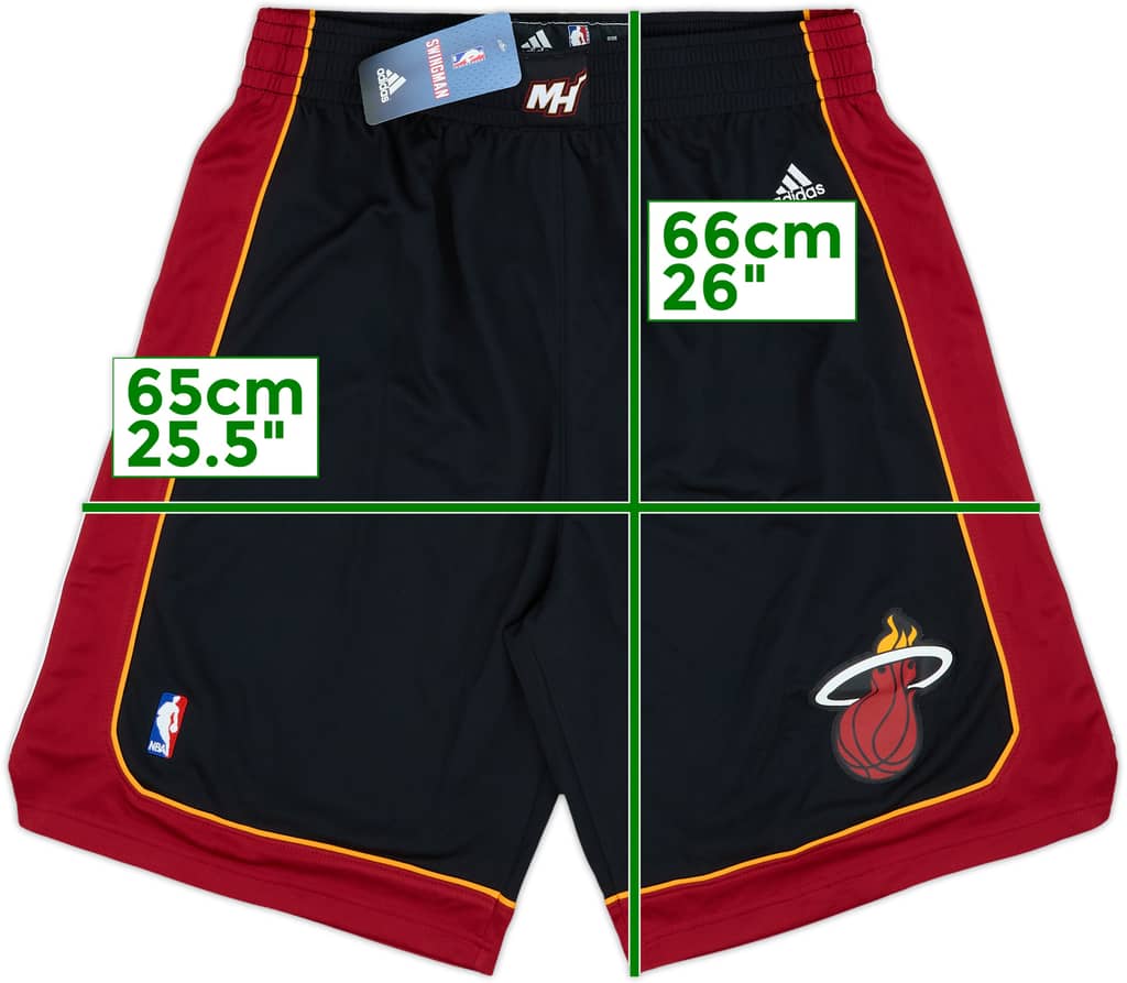 2010-14 Miami Heat adidas Swingman Away Shorts (XL)