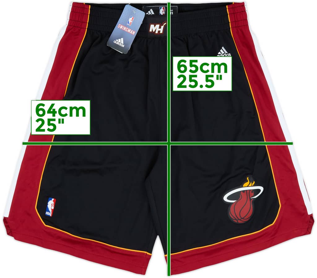 2010-14 Miami Heat adidas Swingman Away Shorts (XL)