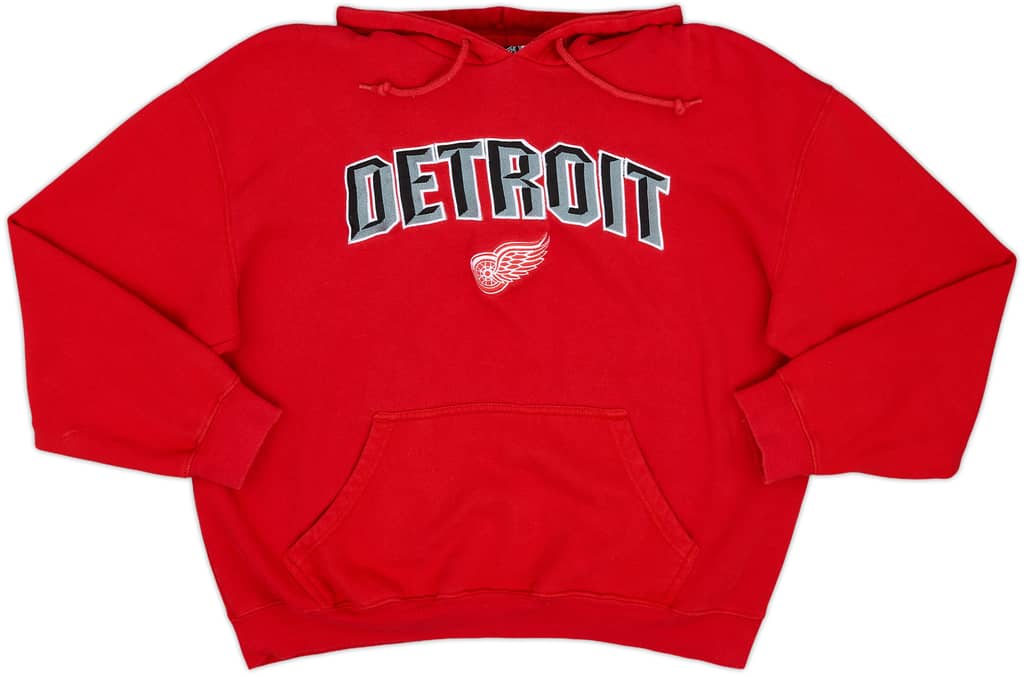 2000s Detroit Red Wings NHL Hoodie Sweat Top - 8/10 - (M)