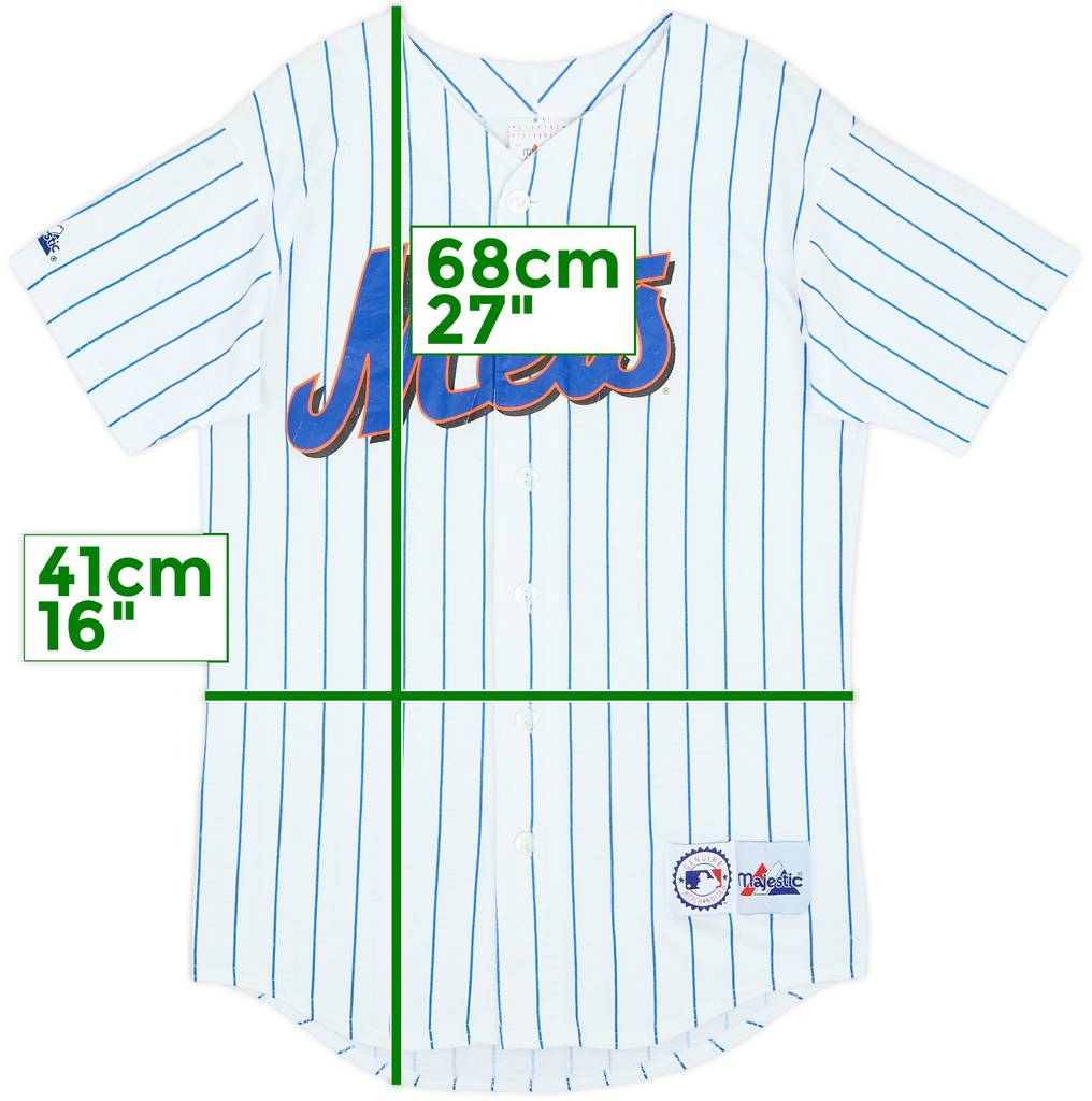2000s New York Mets Majestic Jersey Tee - 6/10 - (L.Boys)