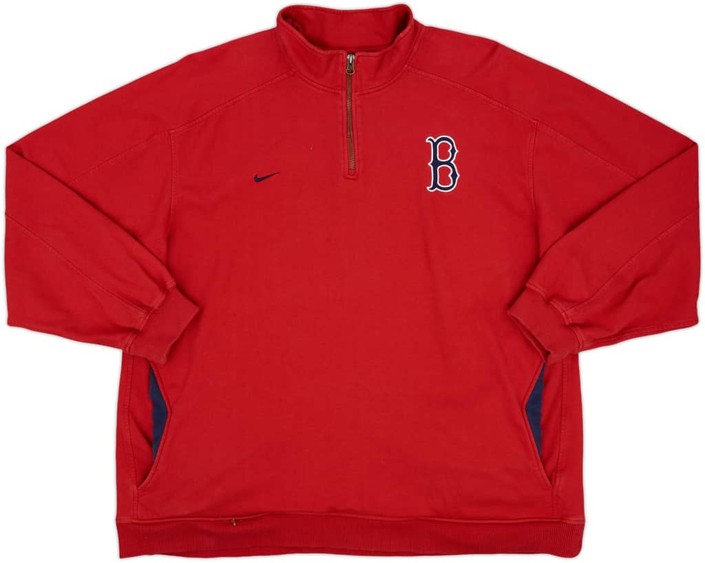 2005 Boston Red Sox Nike 1/4 Zip Top - 7/10 - (XL)