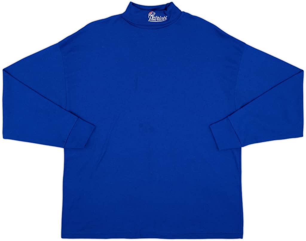 1993-99 New England Patriots Michael Harris Roll Neck Sweat Top - 8/10 - (XL)