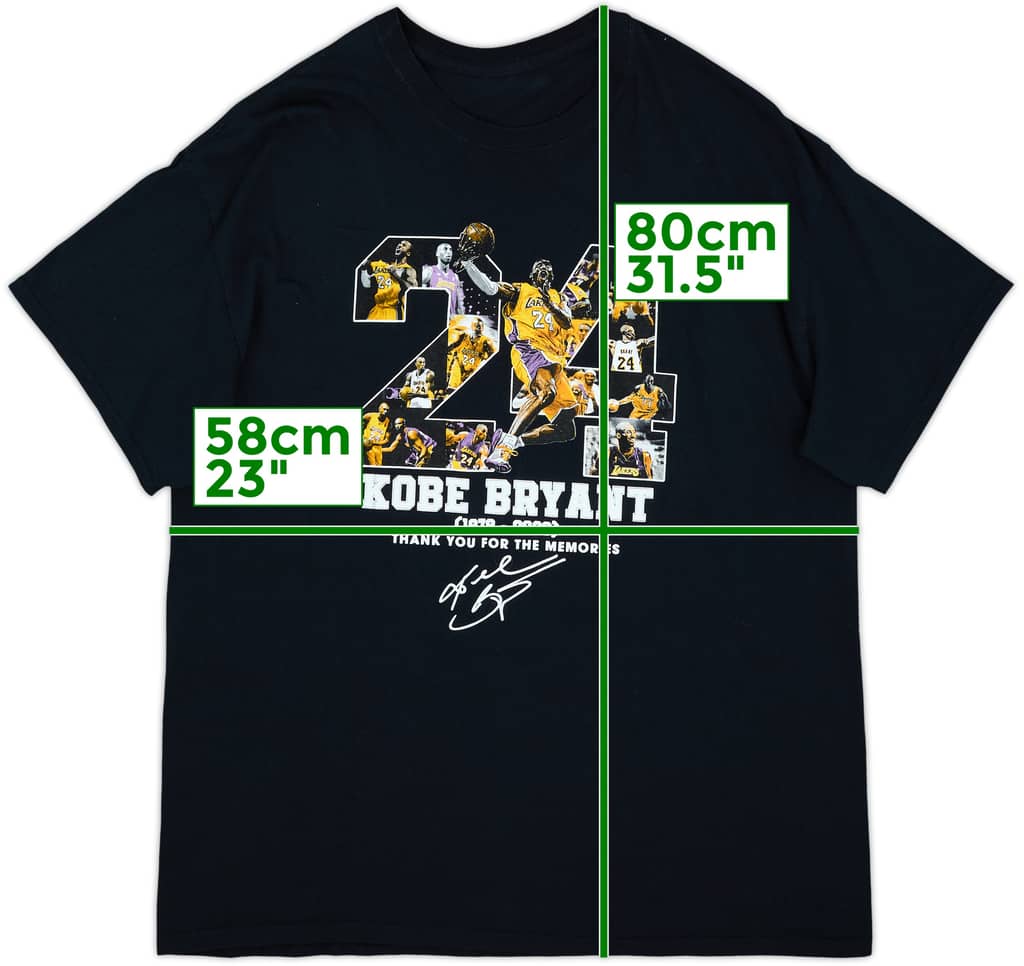 2020 LA Lakers Kobe Bryant Graphic Tee - 8/10 - (XL)