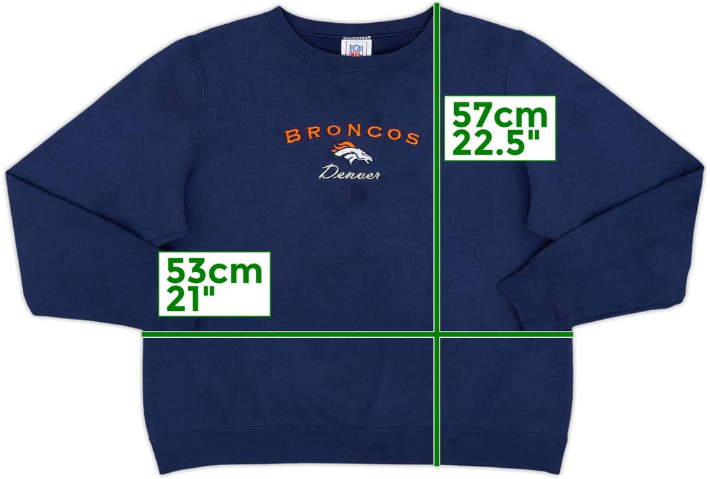 2000s Denver Broncos NFL Sweat Top Womens - 7/10 - (M)