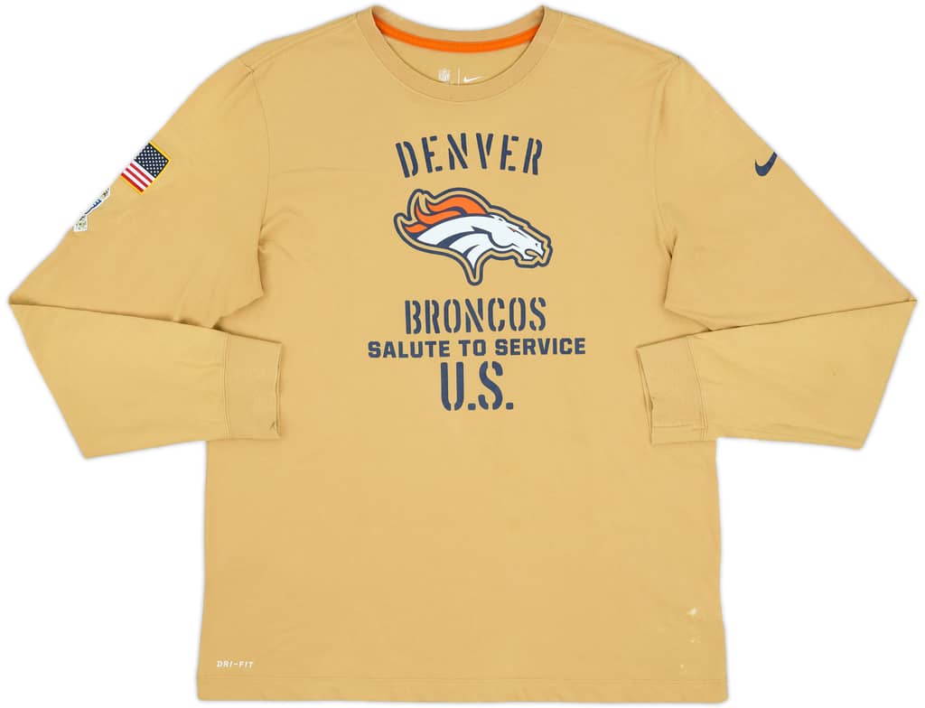 2019 Denver Broncos Salute to Service Nike L/S Tee - 7/10 - (L)