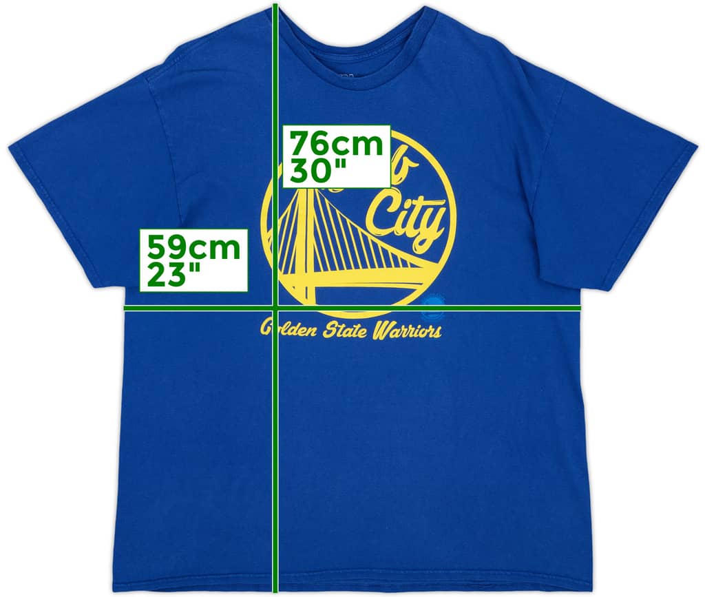 2013-14 Golden State Warriors NBA Graphic Tee - 7/10 - (XL)