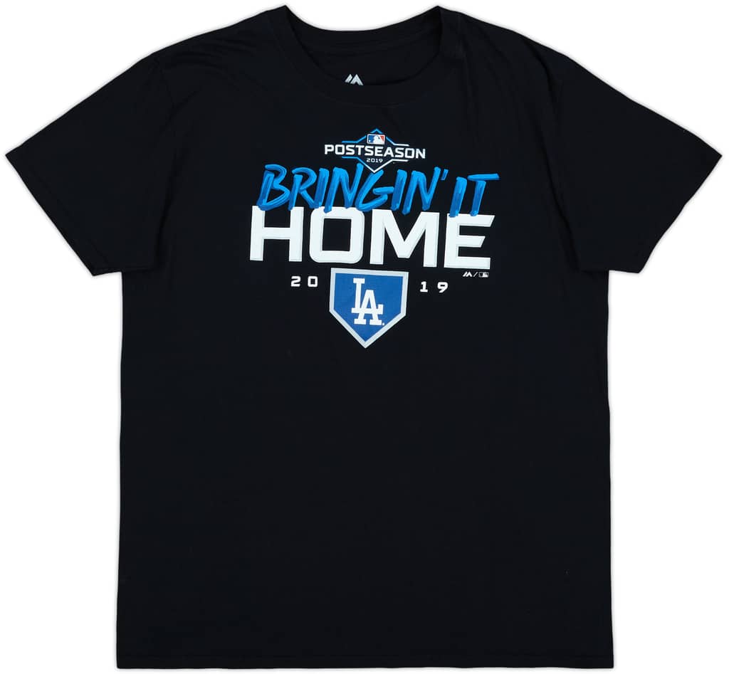 2019 LA Dodgers Postseason Majestic Graphic Tee - 9/10 - (L)