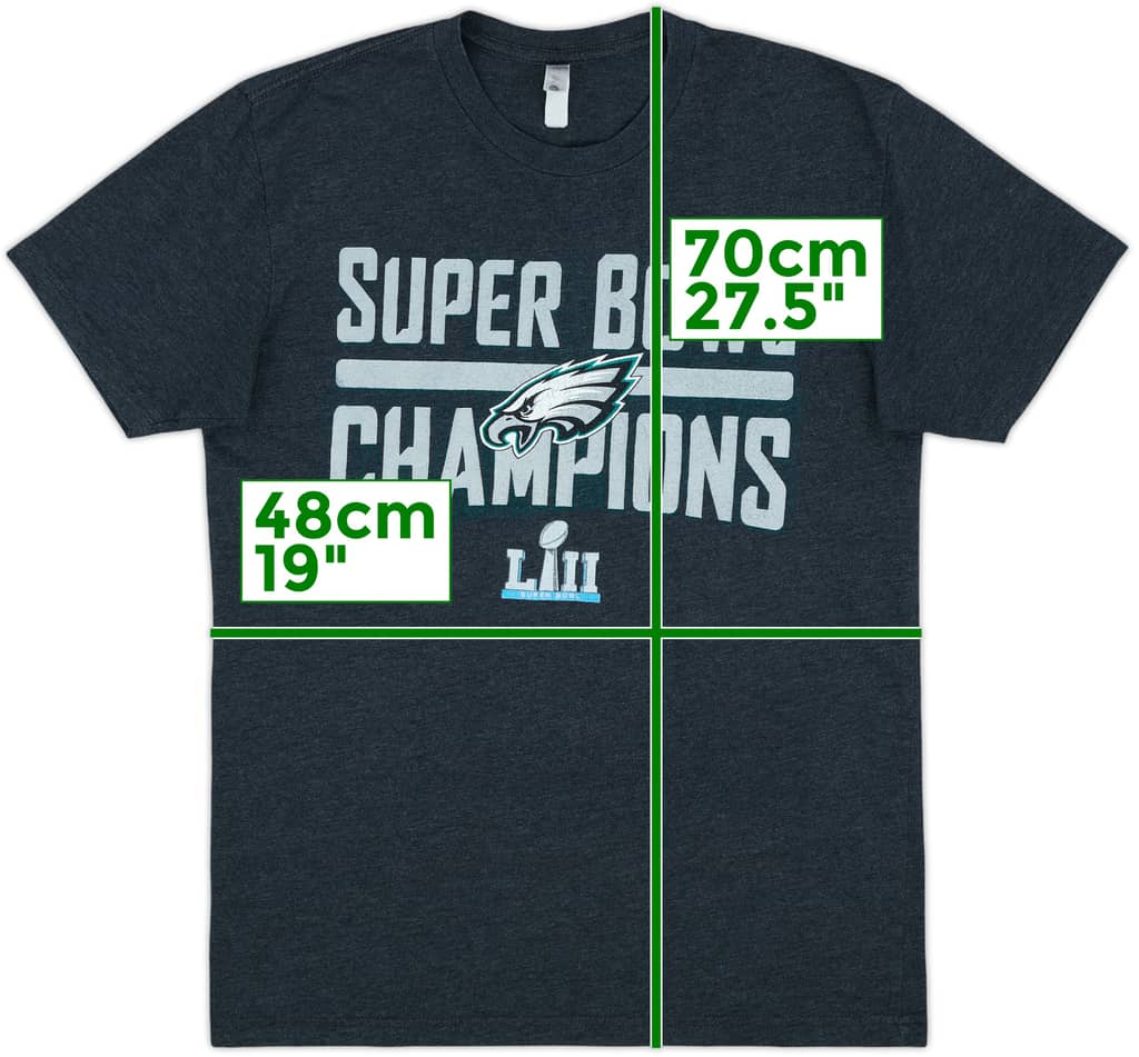 2018 Philadelphia Eagles Super Bowl LII Champions Graphic Tee - 6/10 - (M)