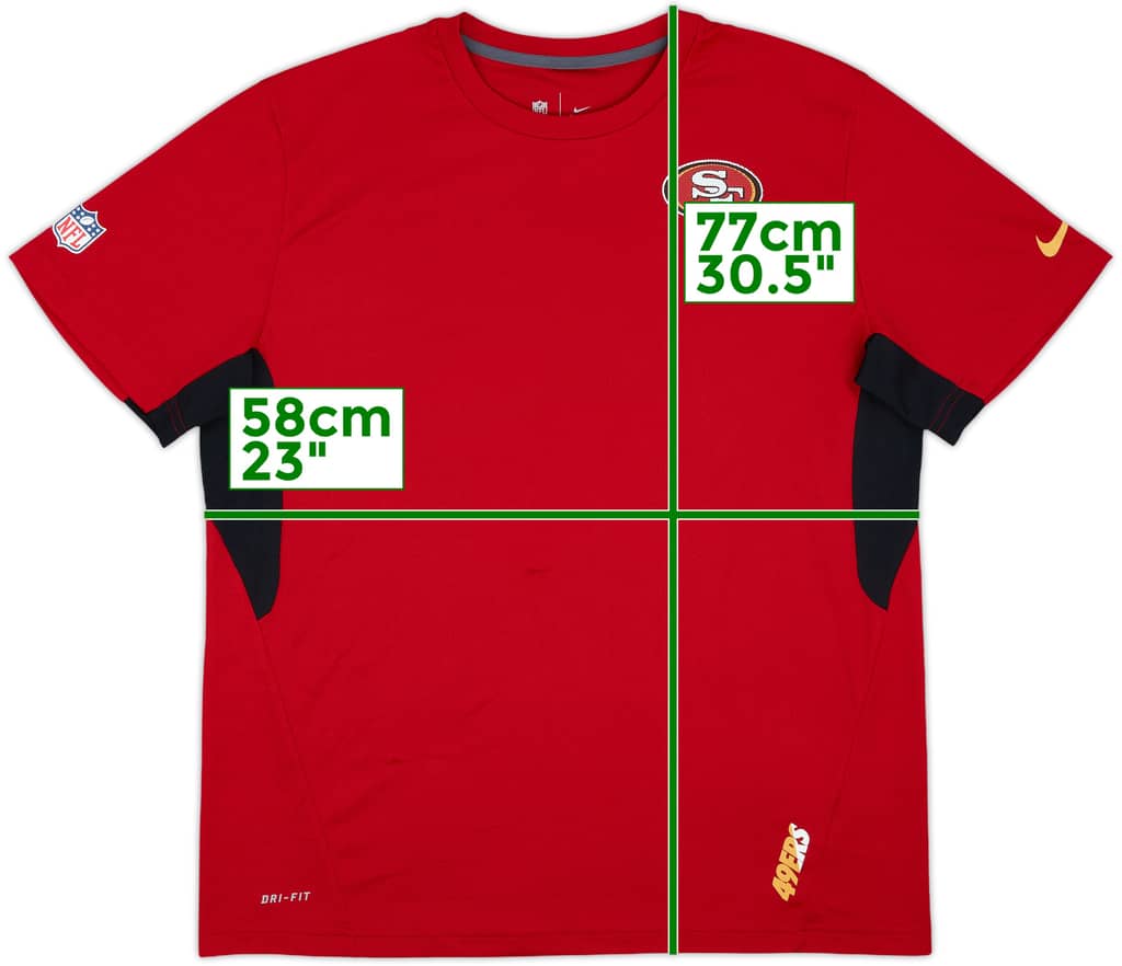 2015 San Francisco 49ers Nike Training Tee - 8/10 - (XL)