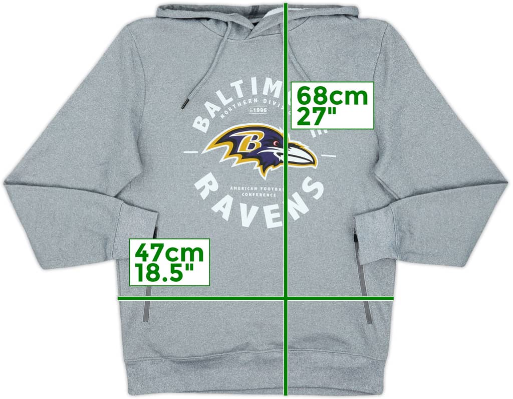 2010 Baltimore Ravens NFL Hooded Sweat Top - 7/10 - (S)