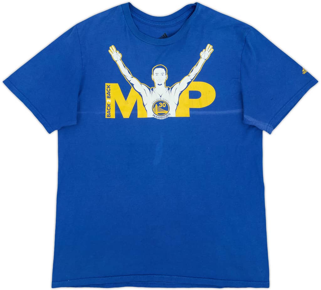 2016 Golden State Warriors Steph Curry MVP adidas Tee - 5/10 - (XL.Boys)