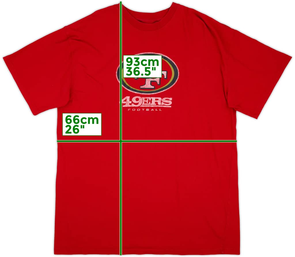 2015 San Francisco 49ers Majestic Tee - 5/10 - (XXLT)