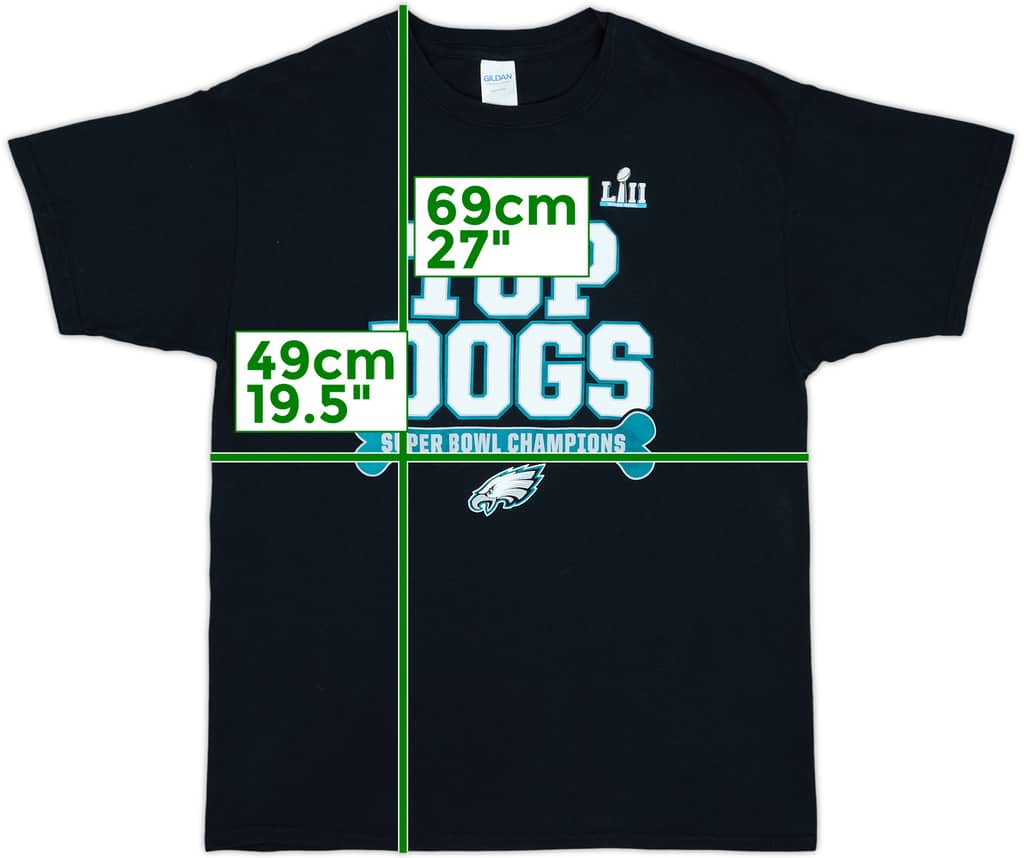 2018 Philadelphia Eagles Super Bowl LII Champions Tee - 9/10 - (XL)