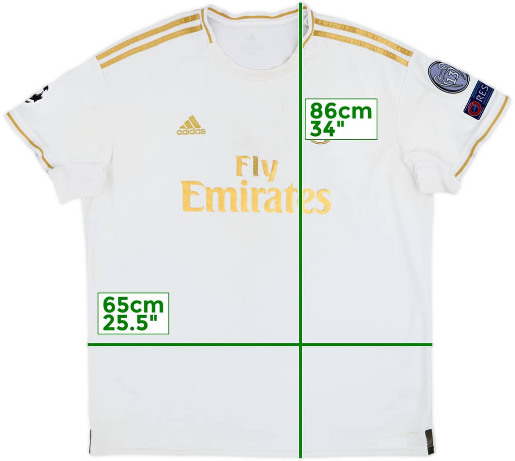 2019-20 Real Madrid Home Shirt - 4/10 - (XXL)