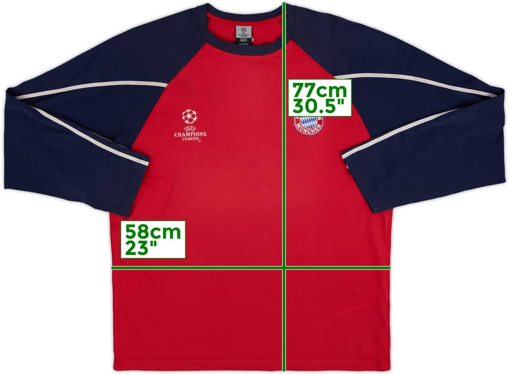 2002-03 Bayern Munich adidas CL Training L/S Shirt - 7/10 - (L)