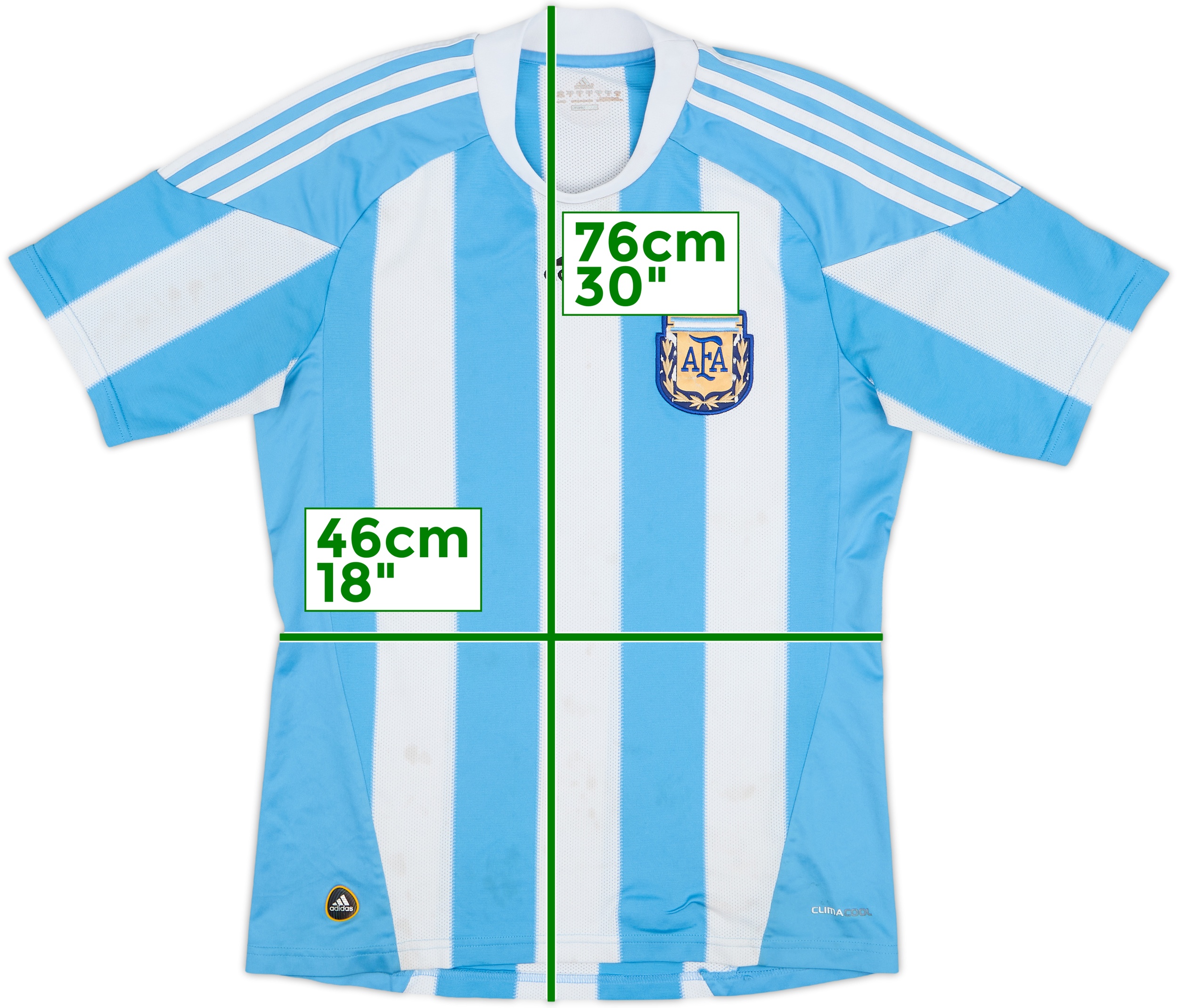 2010-11 Argentina Home Shirt - 5/10 - (S)