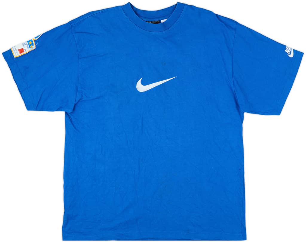 1995-96 Italy Nike Premier Cotton Tee - 6/10 - (XL)