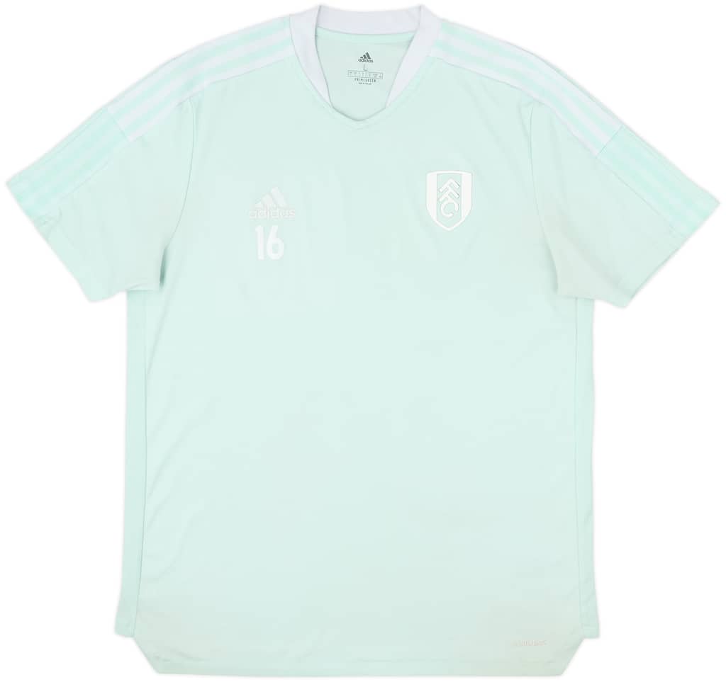 2021-22 Fulham adidas Player Issue Training Shirt #16 - 6/10 - (L)