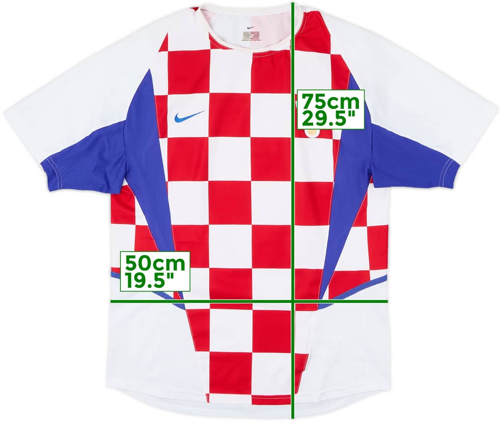2002-04 Croatia Home Shirt - 8/10 - (S)