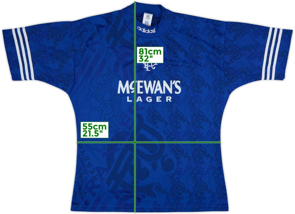 1994-96 Rangers Home Shirt - 10/10 - (L)