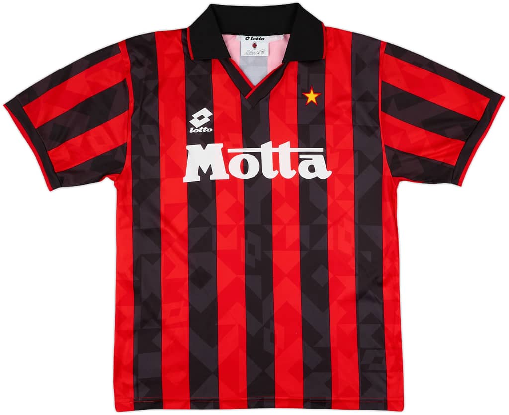 1993-94 AC Milan Home Shirt - 8/10 - (L)