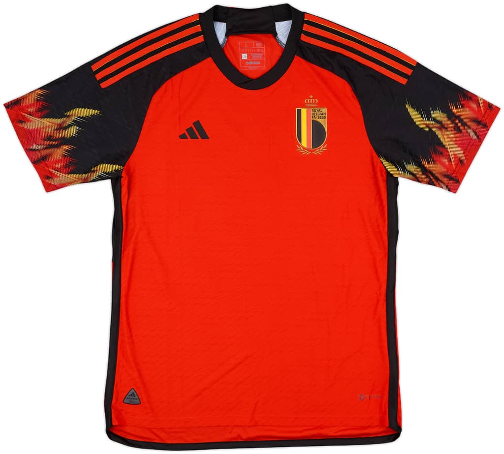 2022-23 Belgium Authentic Home Shirt - 10/10 - (L)