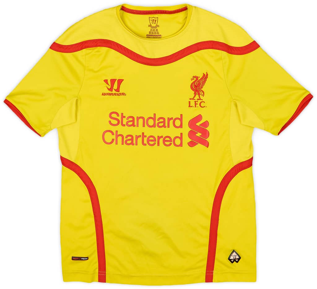 2014-15 Liverpool Away Shirt Gerrard #8 - 4/10 - (M.Boys)