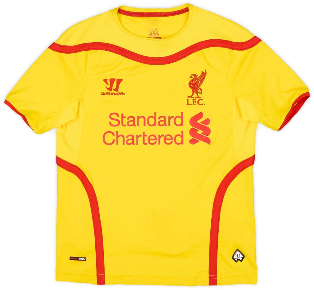 2014-15 Liverpool Away Shirt Gerrard #8 - 6/10 - (M.Boys)