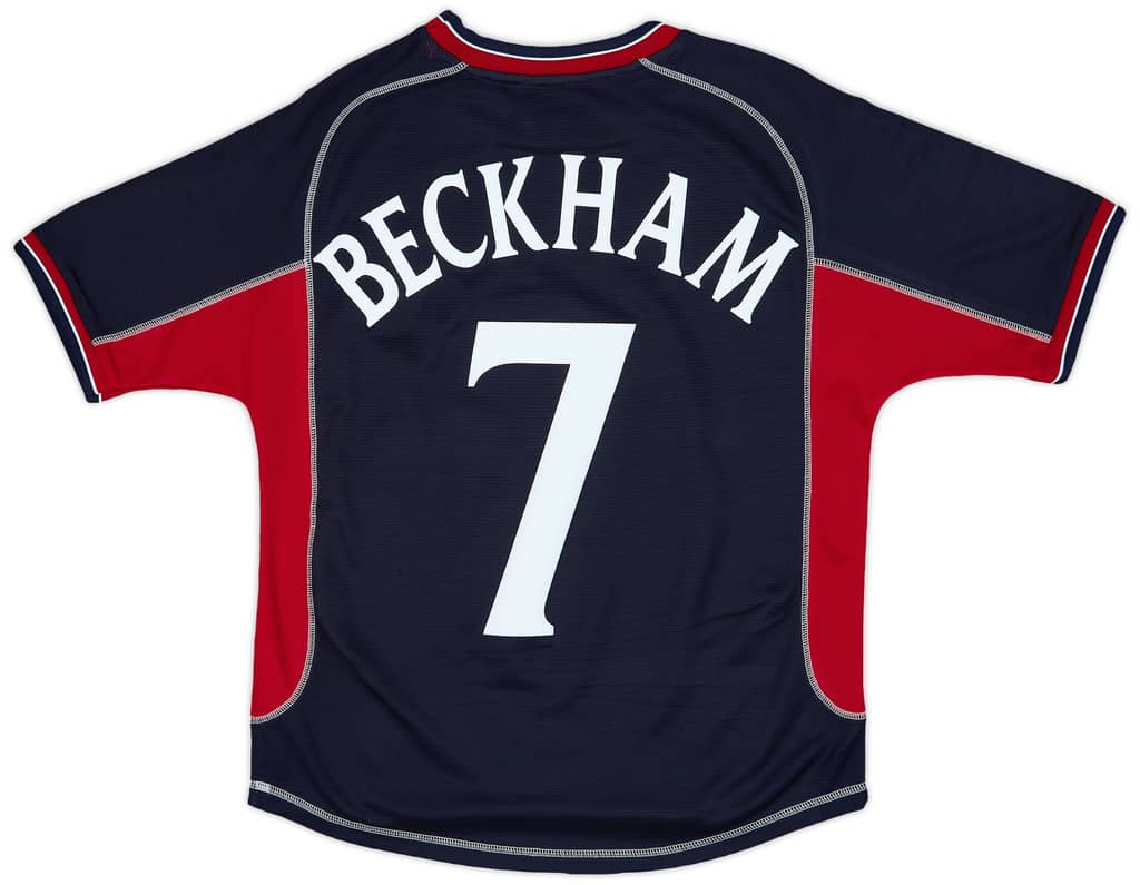 2000-01 Manchester United Third Shirt Beckham #7 - 8/10 - (Y)