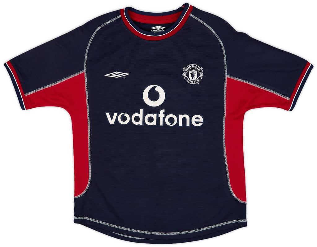 2000-01 Manchester United Third Shirt Beckham #7 - 8/10 - (Y)