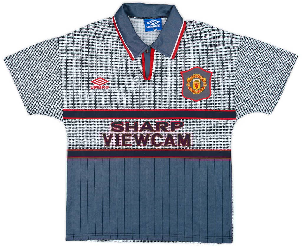 1995-96 Manchester United Away Shirt Cantona #7 - 9/10 - (Y)