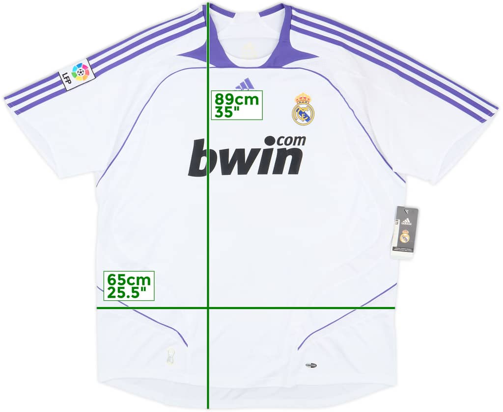 2007-08 Real Madrid Home Shirt (XXL)